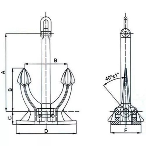 Якорь Spek марка Сталь 20, ГОСТ 30563-98 в г. Омск